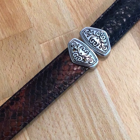 Brighton 34” reversible black & brown leather belt. - Picture 4 of 9